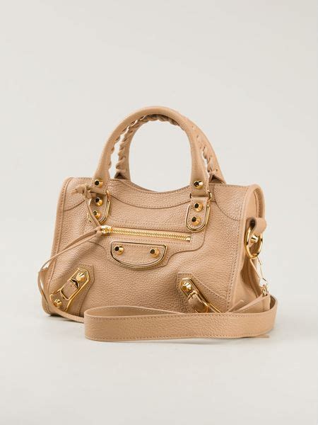 nude balenciaga bag|Nude Balenciaga Motocross Classic City Shoulder Bag